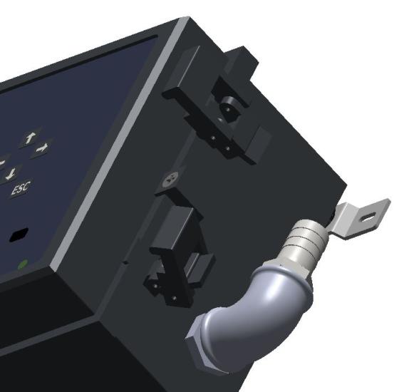 Original easycon-Steuerung mit 5-fach Druckluftverteiler mit Steckdose oben